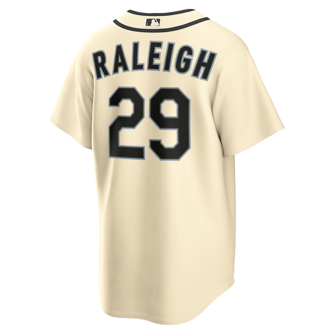 Seattle Mariners Cal Raleigh | Nike Cream Alternate Replica Jersey