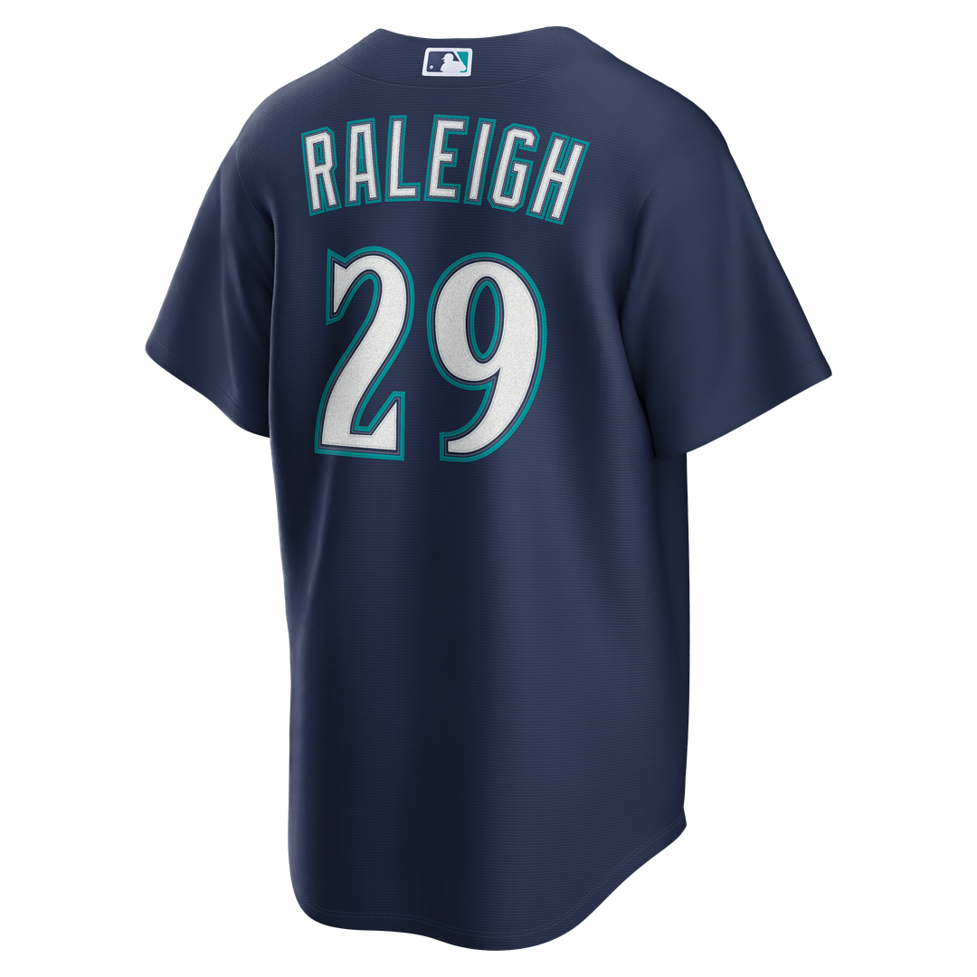 Seattle Mariners Cal Raleigh | Nike Navy Road Replica Jersey