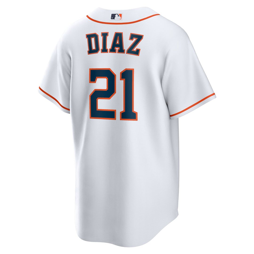 Houston Astros Yainer Diaz | Nike White Home Replica Jersey