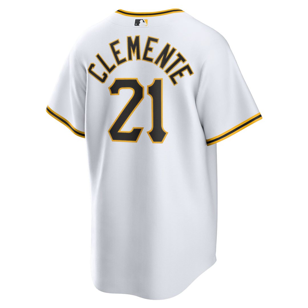 Pittsburgh Pirates Roberto Clemente | Nike White Home Replica Player Name Jersey