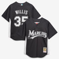 Florida Marlins Dontrelle Willis | Mitchell & Ness Black Authentic Batting Practice Jersey