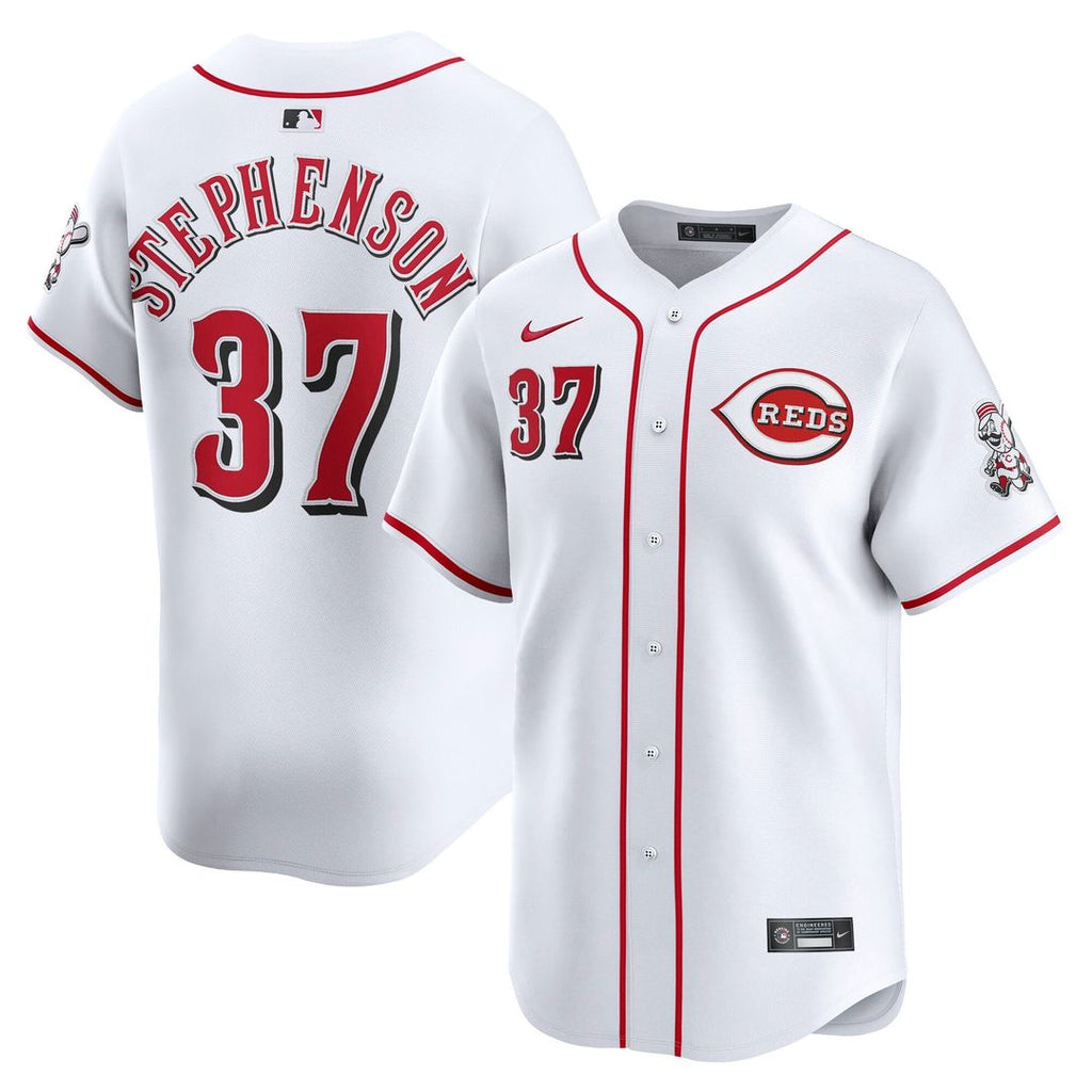 Cincinnati Reds Tyler Stephenson | Nike White Home Limited Player Jersey