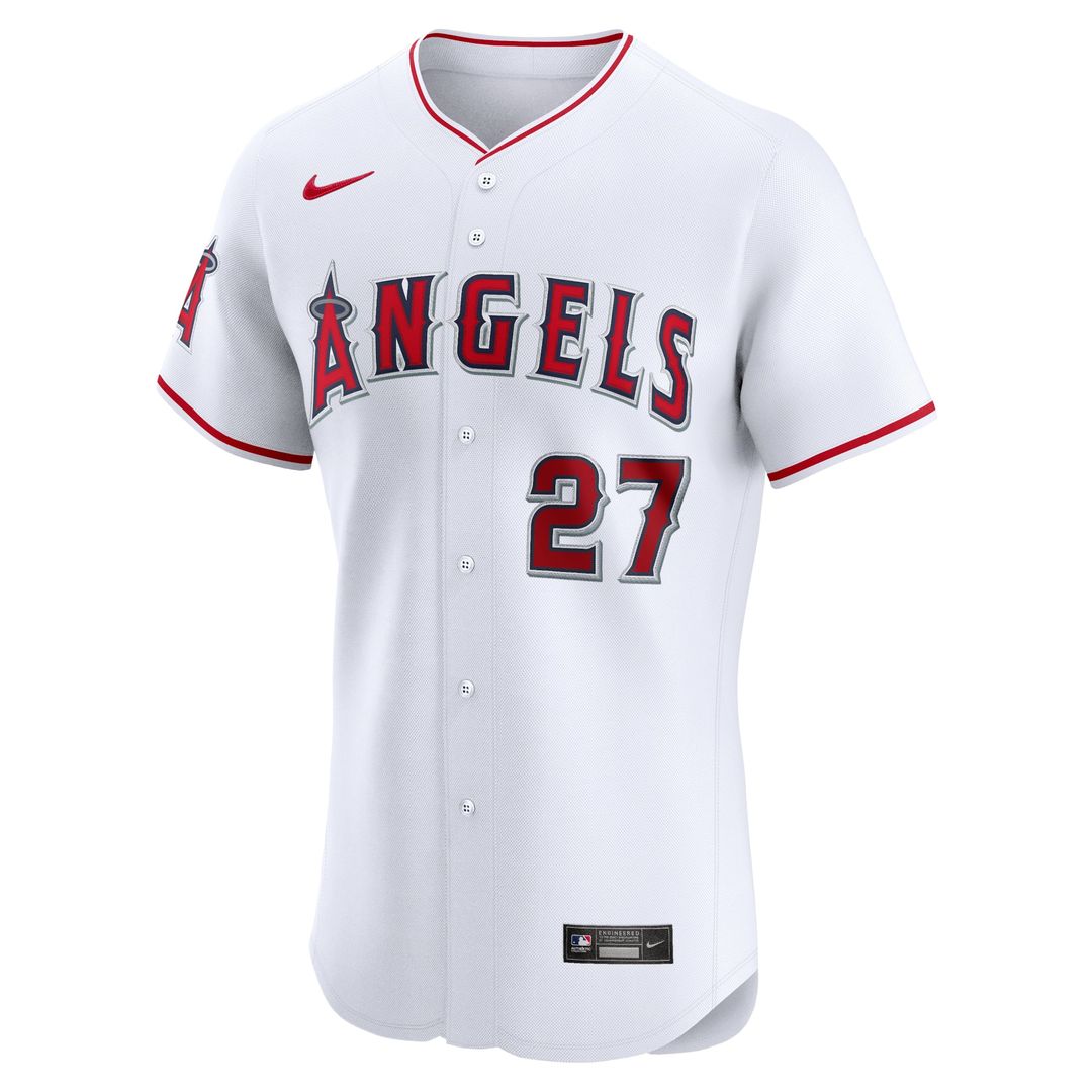 Los Angeles Angels Mike Trout | Nike White Home Elite Player Jersey
