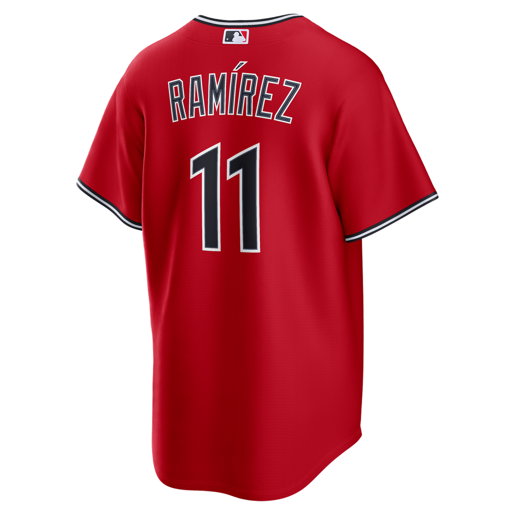 Cleveland Guardians José Ramírez | Nike Red Alternate Replica Jersey