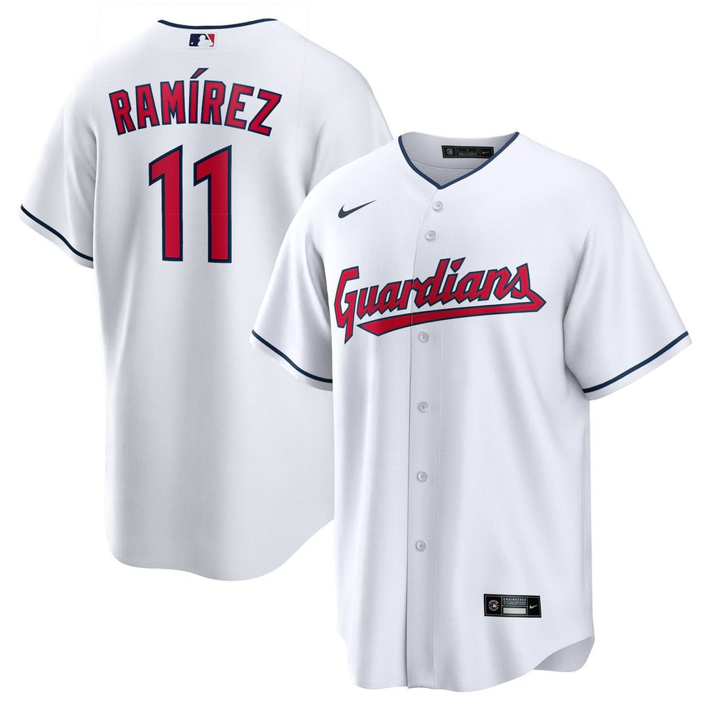 Cleveland Guardians José Ramírez | Nike White Replica Player Jersey