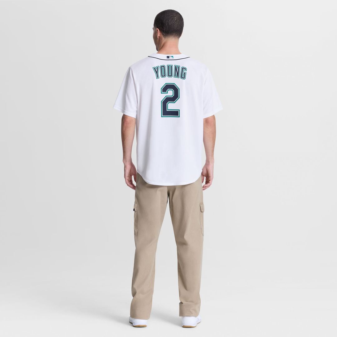 Seattle Mariners Cole Young | Nike White Home Replica Jersey