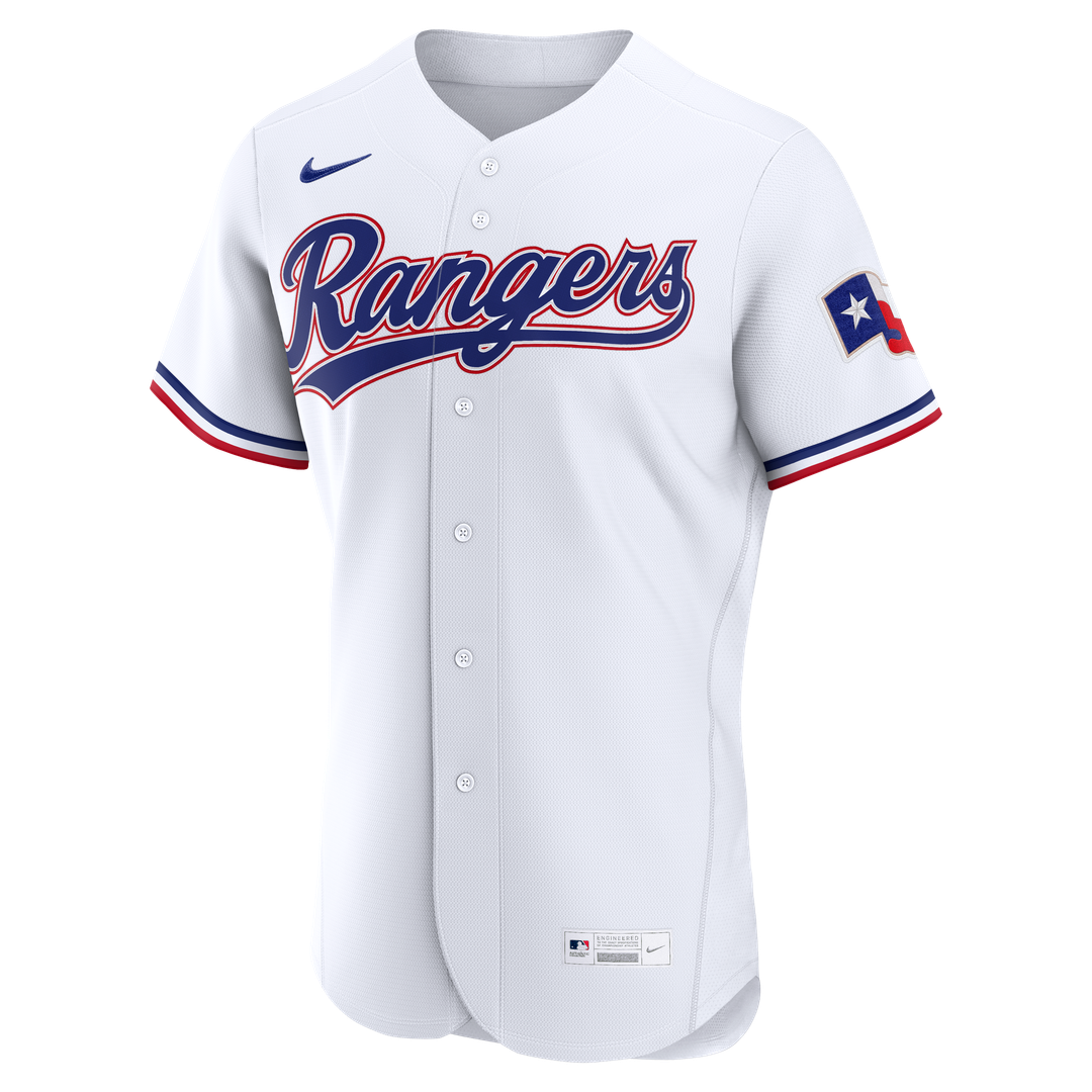 Texas Rangers | Nike White Home Authentic Custom Jersey