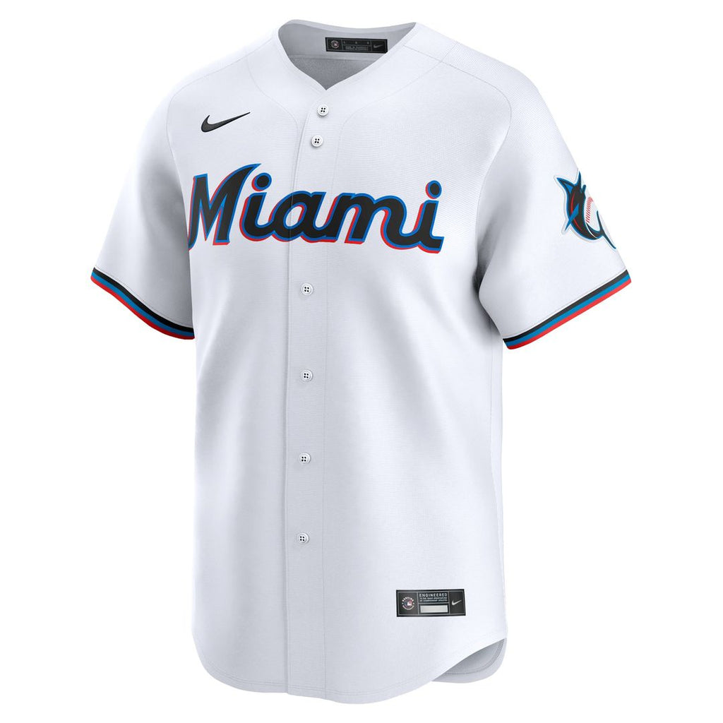 Miami Marlins | Nike White #1 Dad Home Limited Jersey