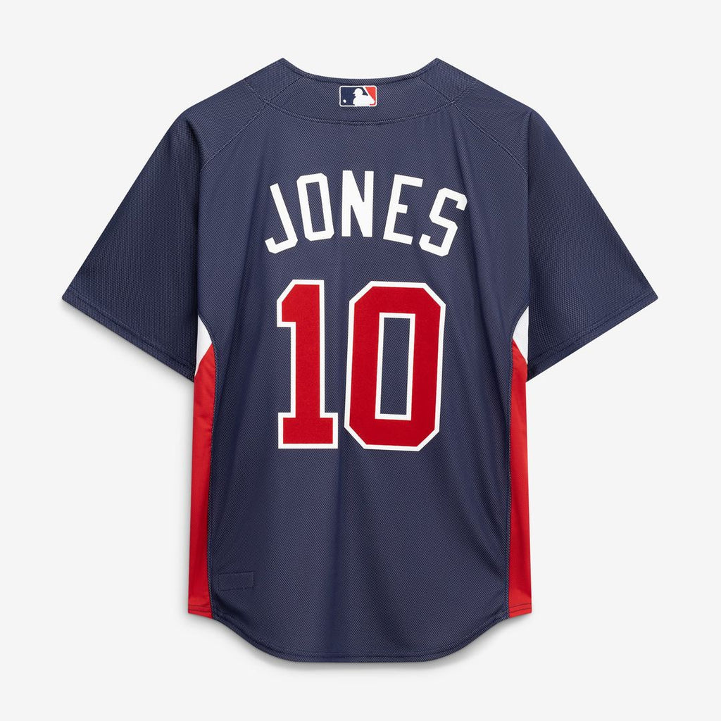 Atlanta Braves Chipper Jones | Mitchell & Ness Navy Authentic Batting Practice Jersey