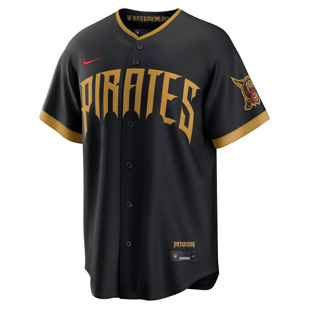 Pittsburgh Pirates Konnor Griffin | Nike Black 2026 City Connect Stadium Jersey