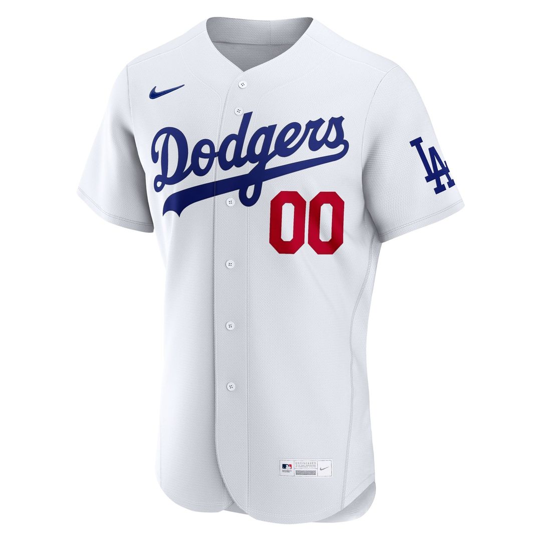 Los Angeles Dodgers | Nike White Home Authentic Custom Jersey
