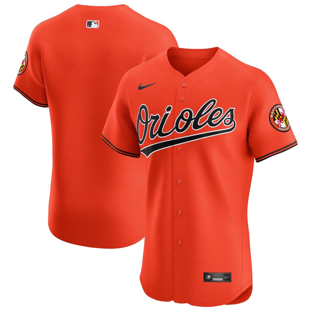 Baltimore Orioles | Nike Orange Alternate Vapor Premier Elite Patch Jersey