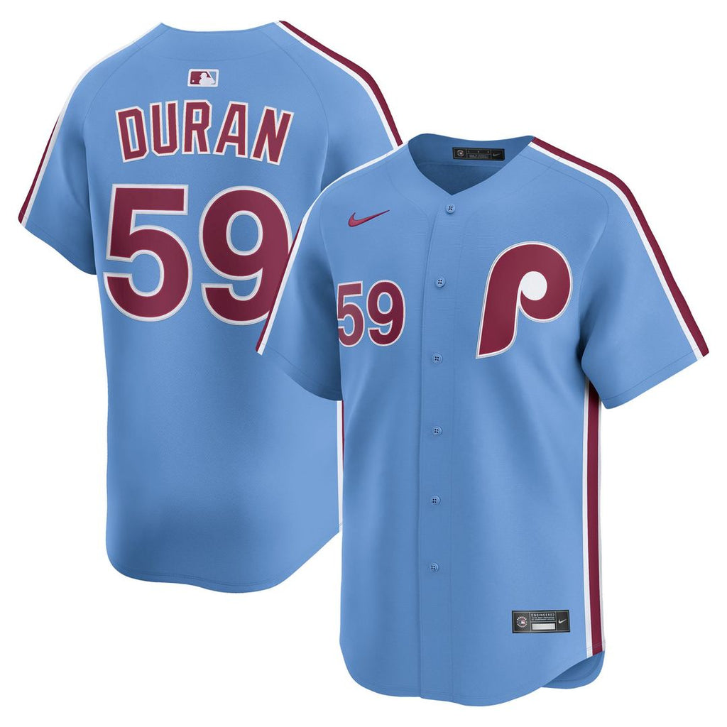 Philadelphia Phillies Jhoan Duran | Nike Light Blue Alternate Limited Player Jersey