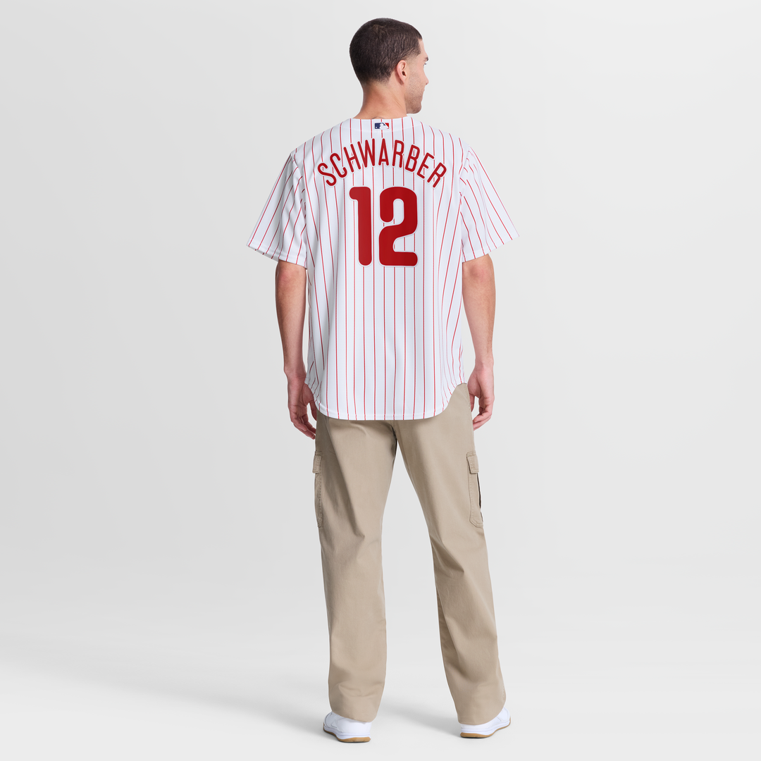 Philadelphia Phillies Kyle Schwarber | Nike White Home Replica Jersey