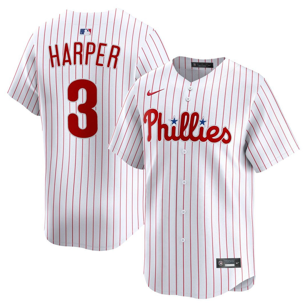 Philadelphia Phillies Bryce Harper | Nike White Home Limited Player Jersey