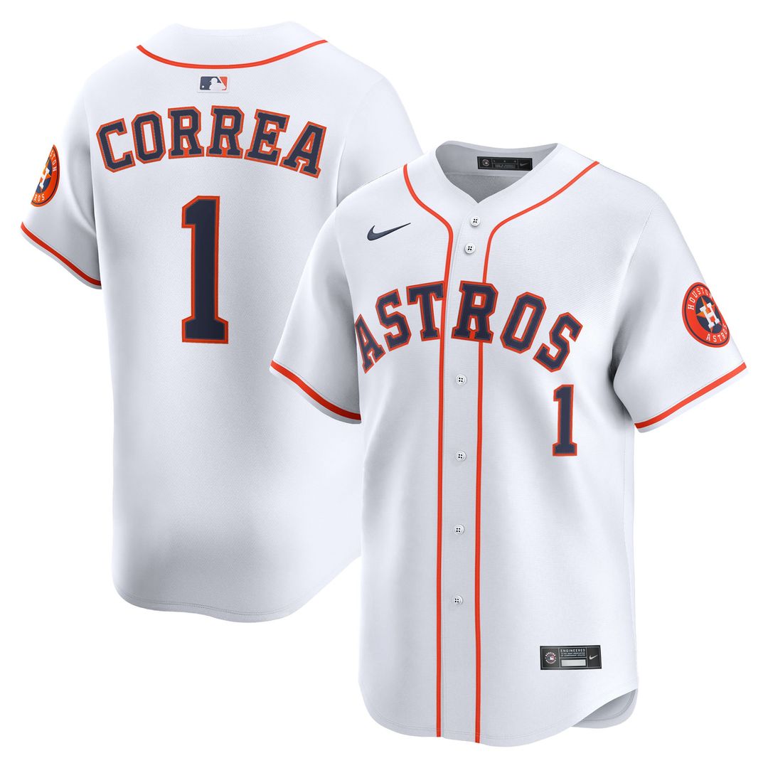 Houston Astros Carlos Correa | Nike White Home Limited Player Jersey