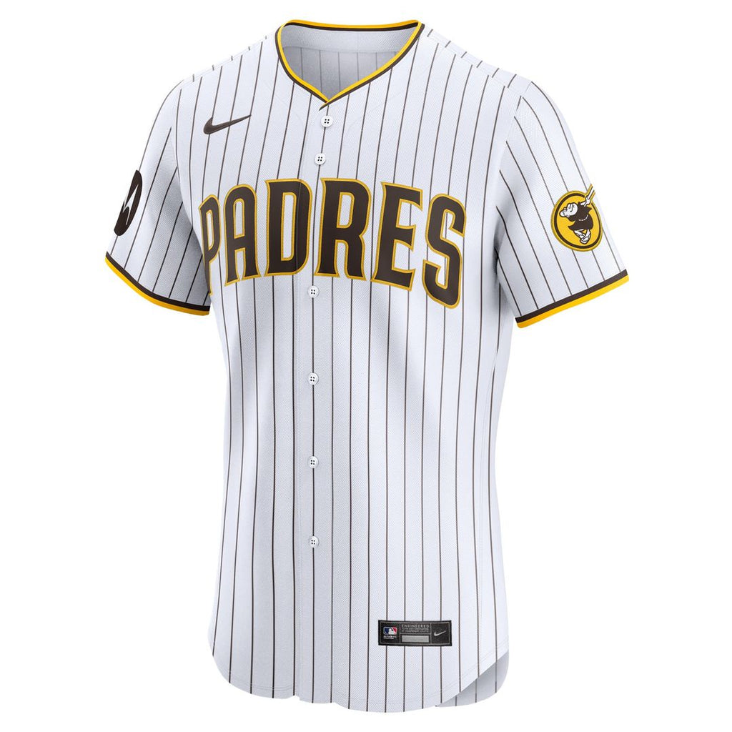 San Diego Padres Tony Fernández | Nike White Home Elite Sponsor Patch Player Jersey