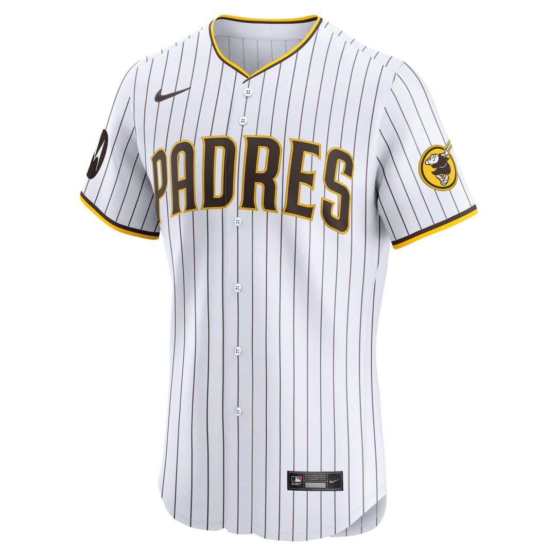 San Diego Padres Tony Fernández | Nike White Home Elite Sponsor Patch Player Jersey