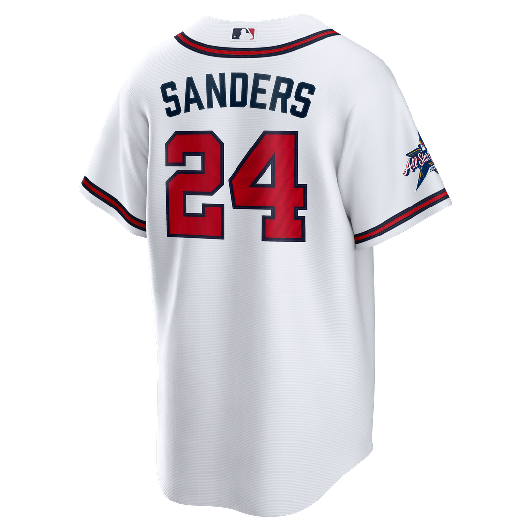 Atlanta Braves Deion Sanders | Nike White Home Retired Player Replica Jersey