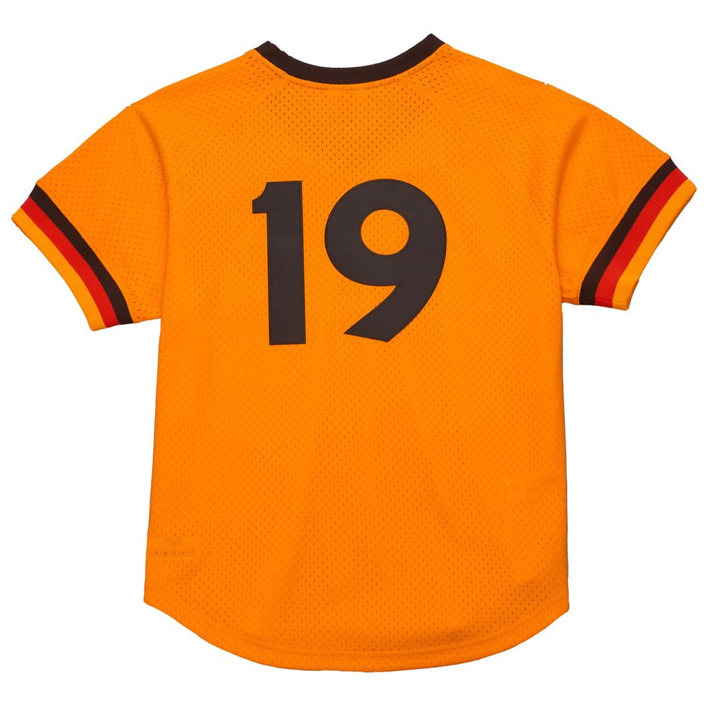 San Diego Padres Tony Gwynn | Mitchell & Ness Gold Big & Tall Cooperstown Mesh Batting Practice Jersey