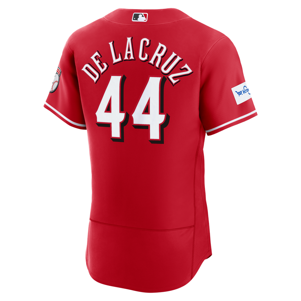 Cincinnati Reds Elly De La Cruz | Nike Red Alternate Authentic Sponsor Patch Jersey