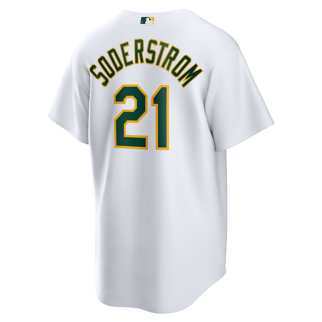 Athletics Tyler Soderstrom | Nike White Home Replica Jersey