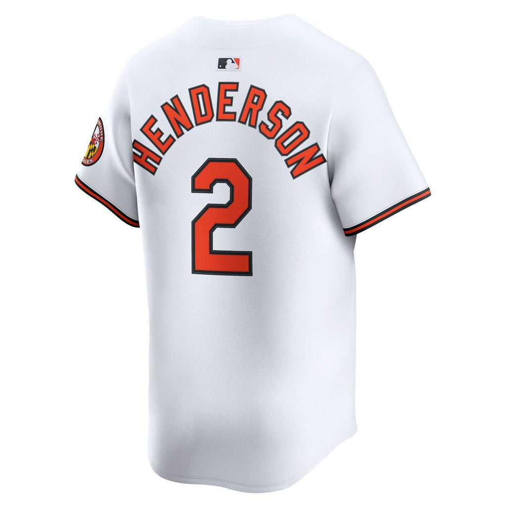 Baltimore Orioles Gunnar Henderson | Nike White Home Limited Player Jersey