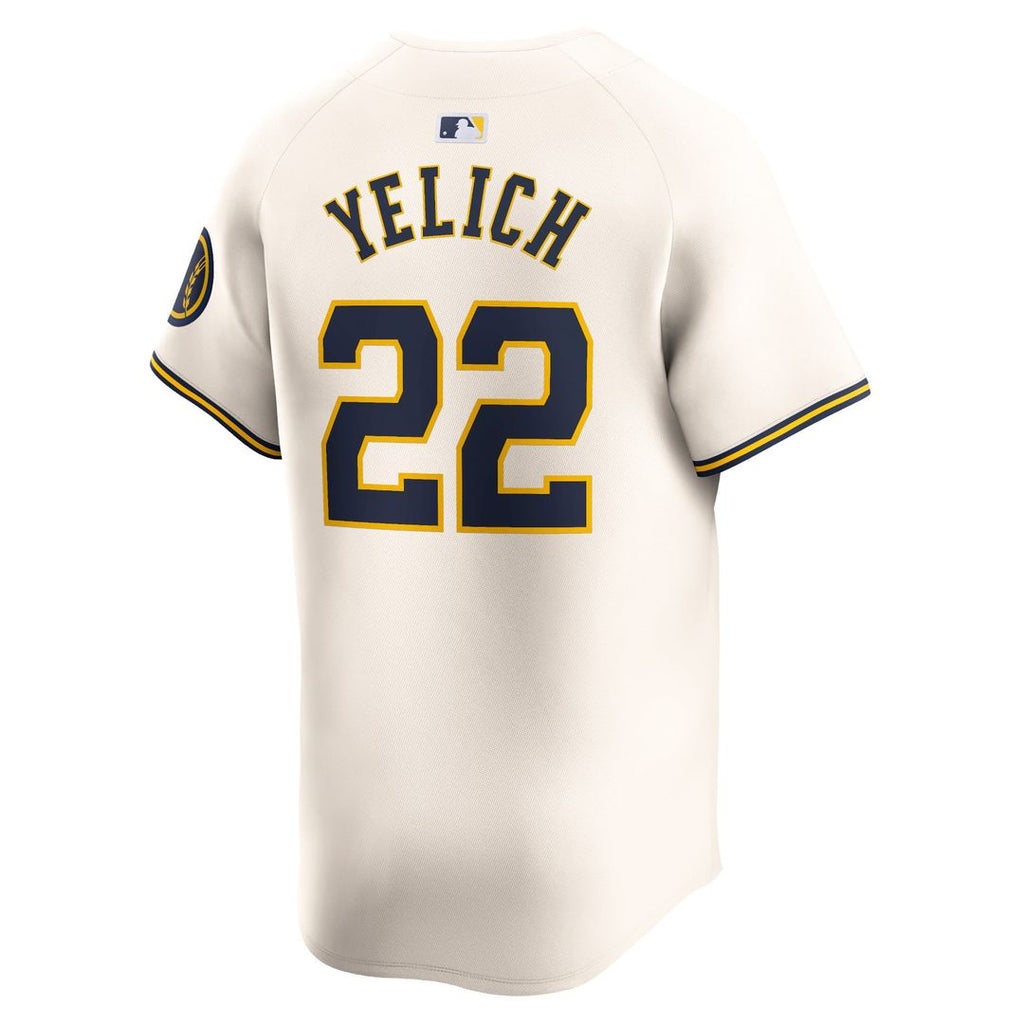 Milwaukee Brewers Christian Yelich | Nike Cream Home Limited Player Jersey