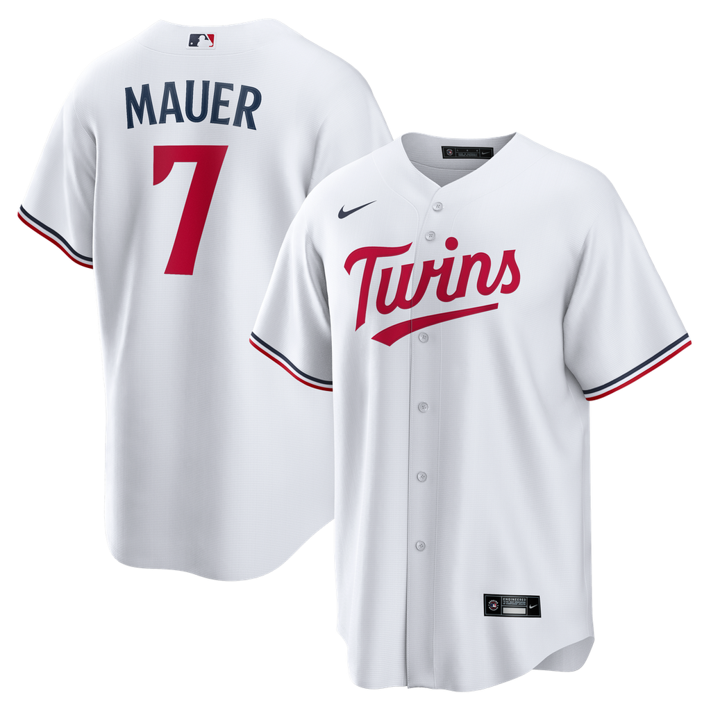 Minnesota Twins Joe Mauer | Nike White Home Retired Player Replica Jersey
