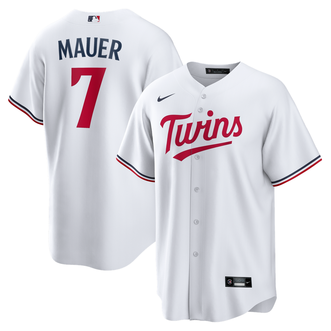 Minnesota Twins Joe Mauer | Nike White Home Retired Player Replica Jersey