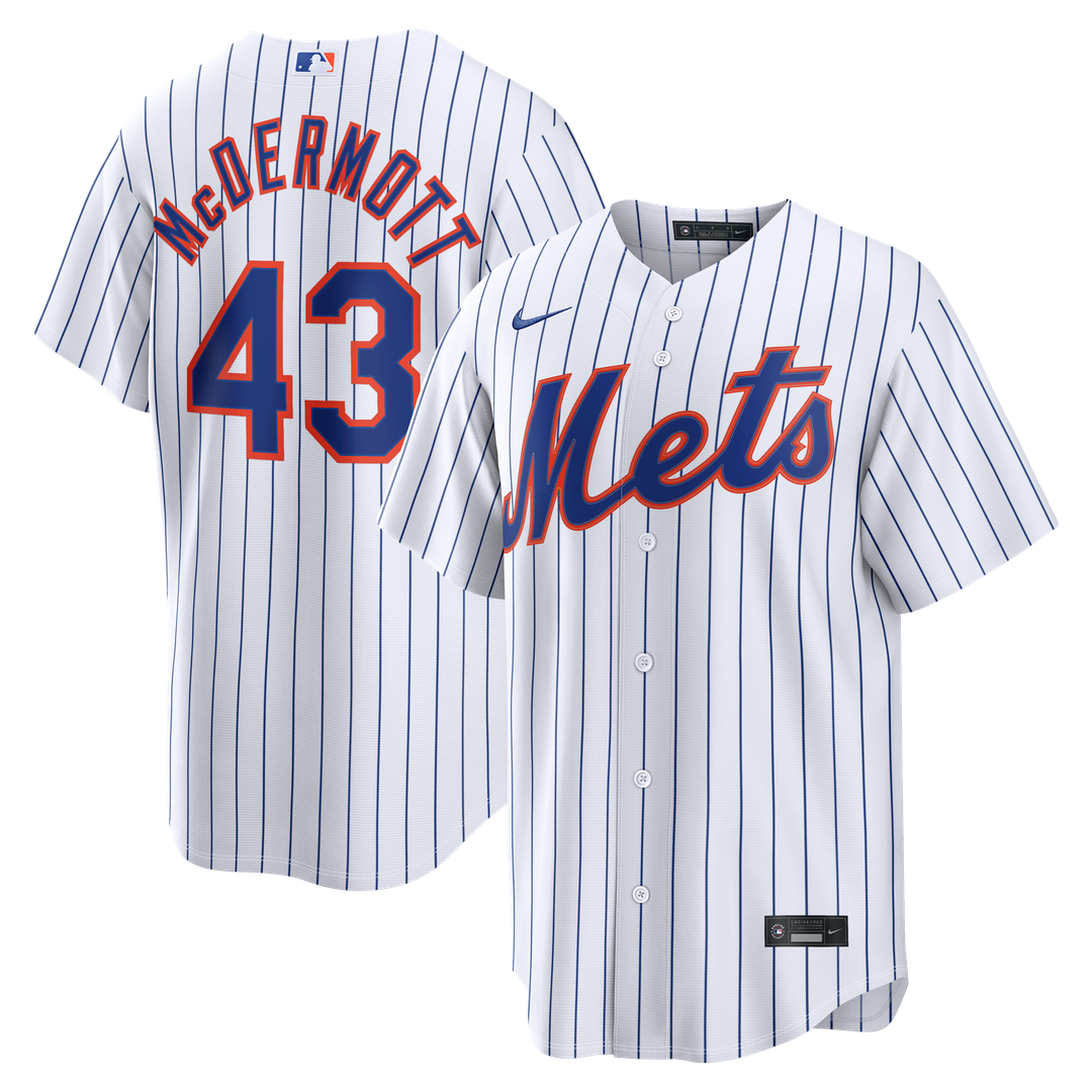 New York Mets Chayce McDermott | Nike White Home Replica Jersey