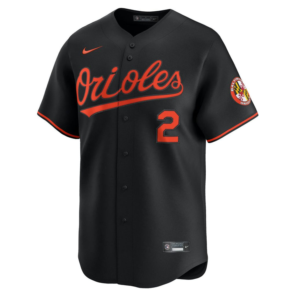 Baltimore Orioles Gunnar Henderson | Nike Black Alternate Limited Player Jersey