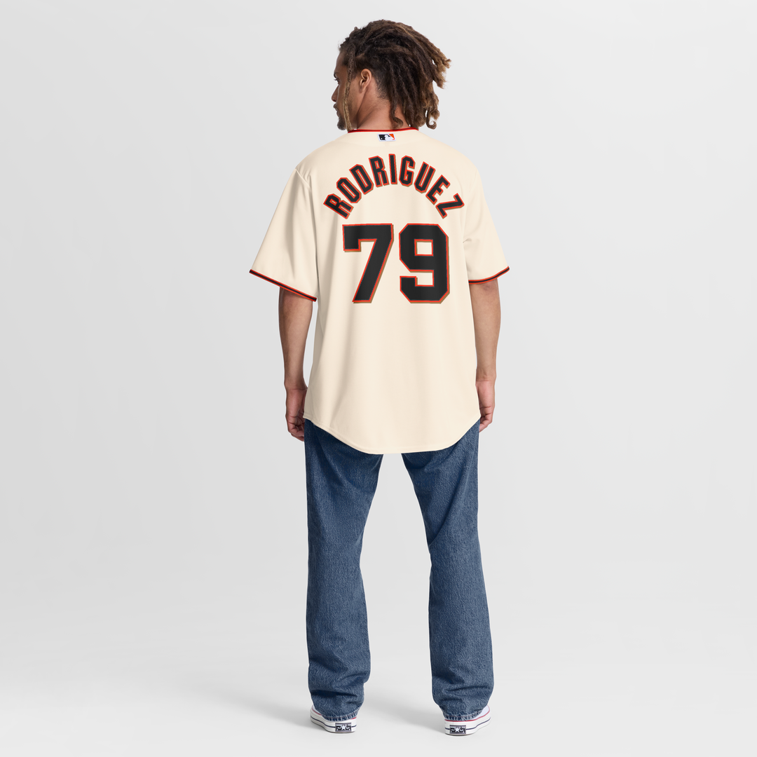 San Francisco Giants Jesus Rodriguez | Nike Cream Home Replica Jersey