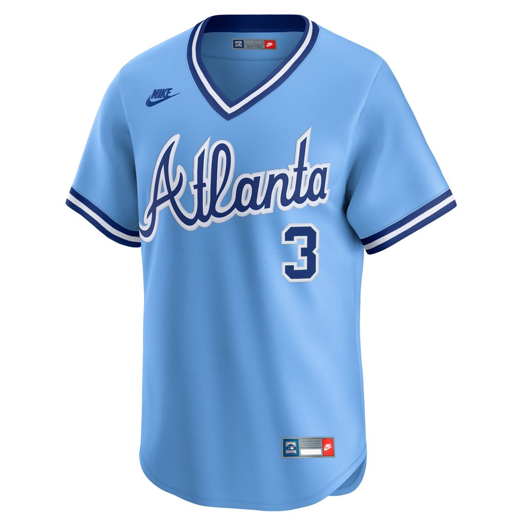 Atlanta Braves Dale Murphy | Nike Light Blue Throwback Cooperstown Collection Limited Jersey