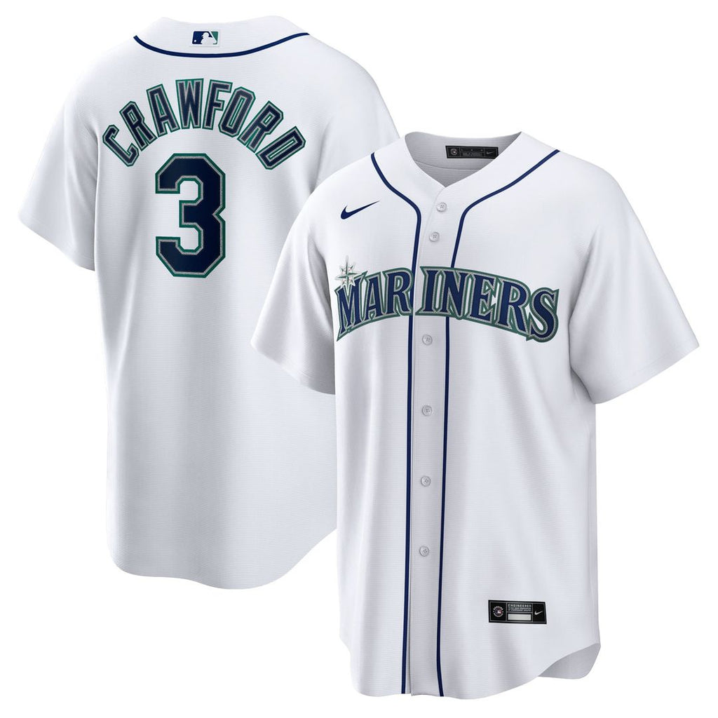 Seattle Mariners JP Crawford | Nike White Home Replica Jersey