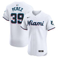 Miami Marlins Eury Perez | Nike White Home Elite Player Jersey