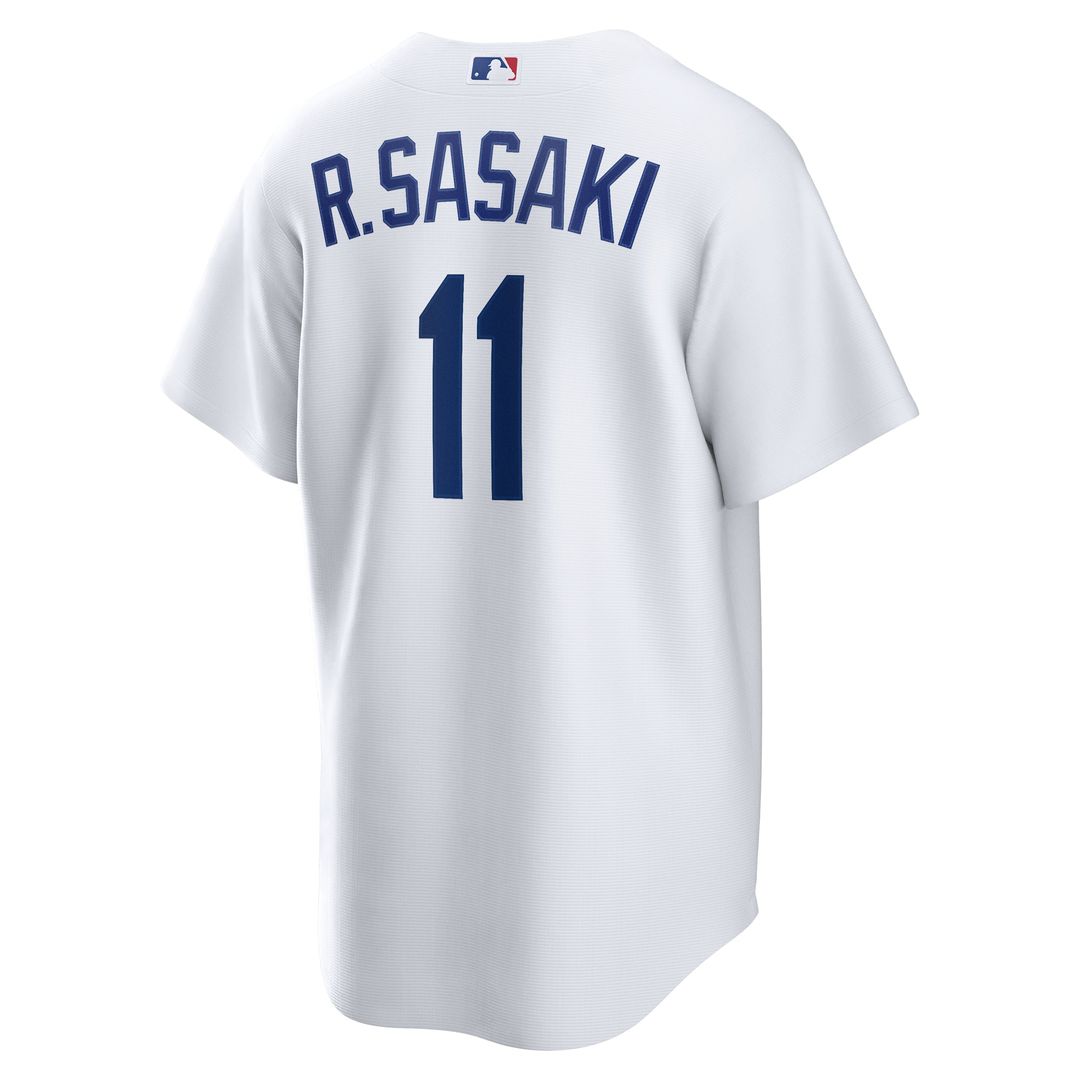 Los Angeles Dodgers Rōki Sasaki | Nike White Replica Jersey