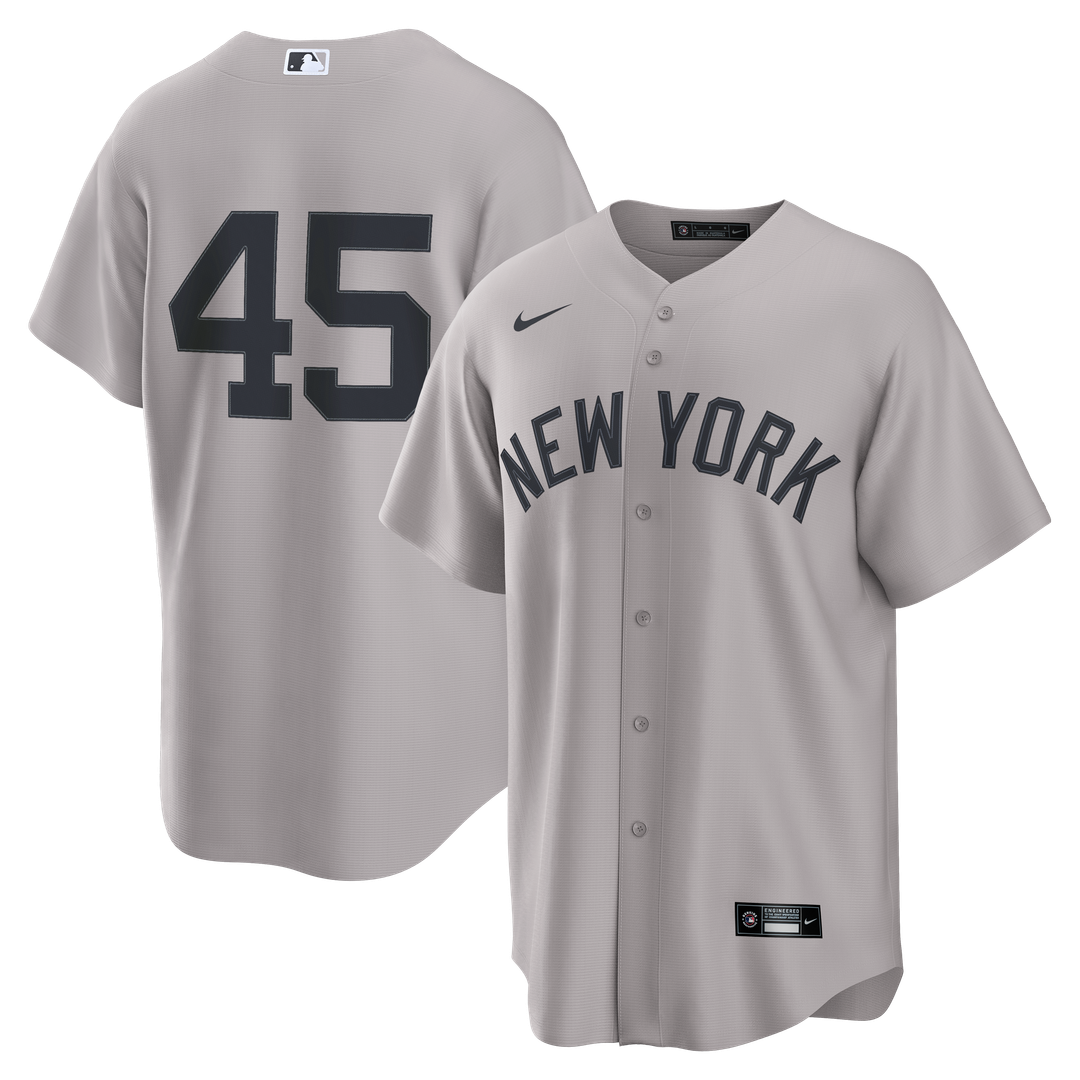 New York Yankees Gerrit Cole | Nike Gray Road Replica Jersey
