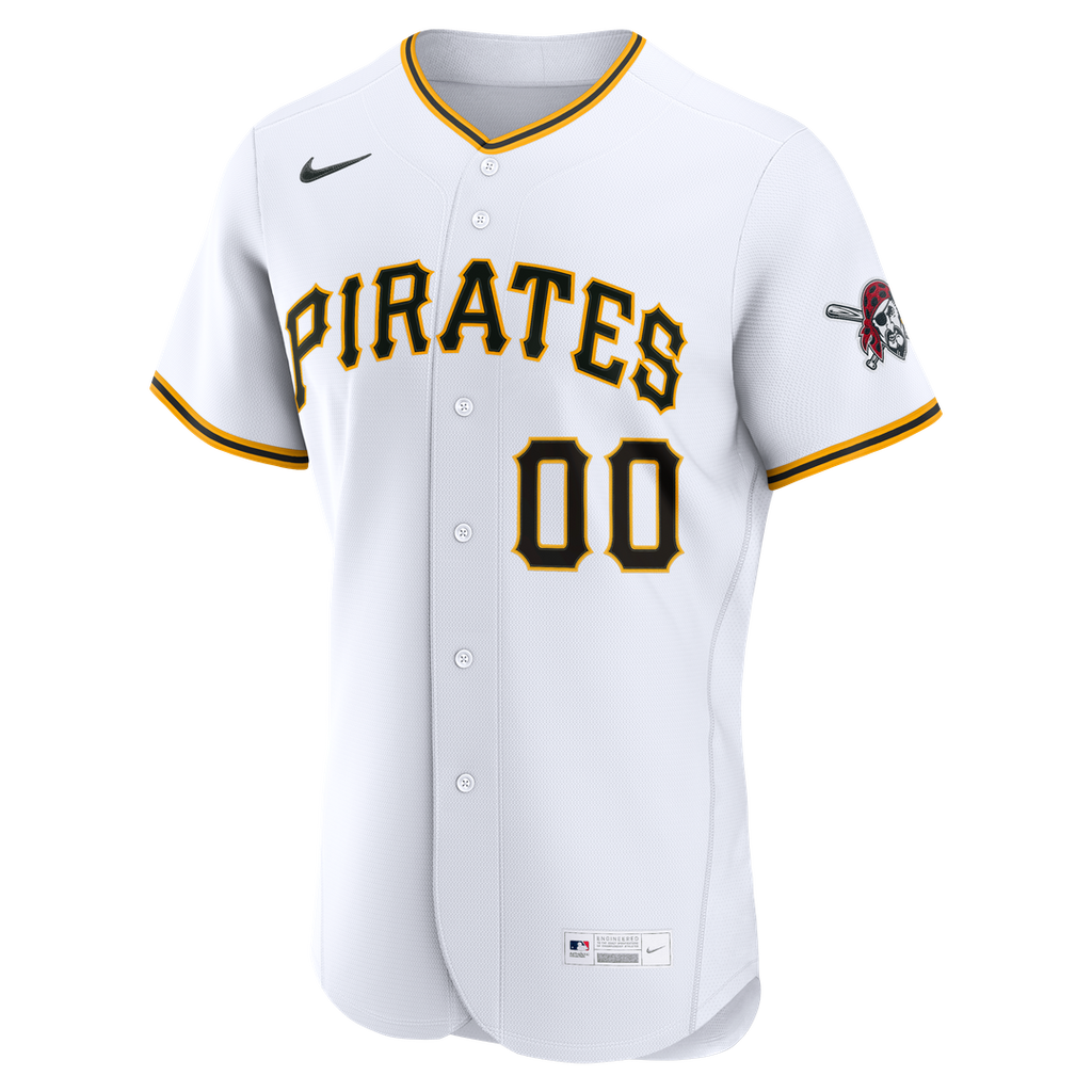 Pittsburgh Pirates | Nike White Home Authentic Custom Jersey