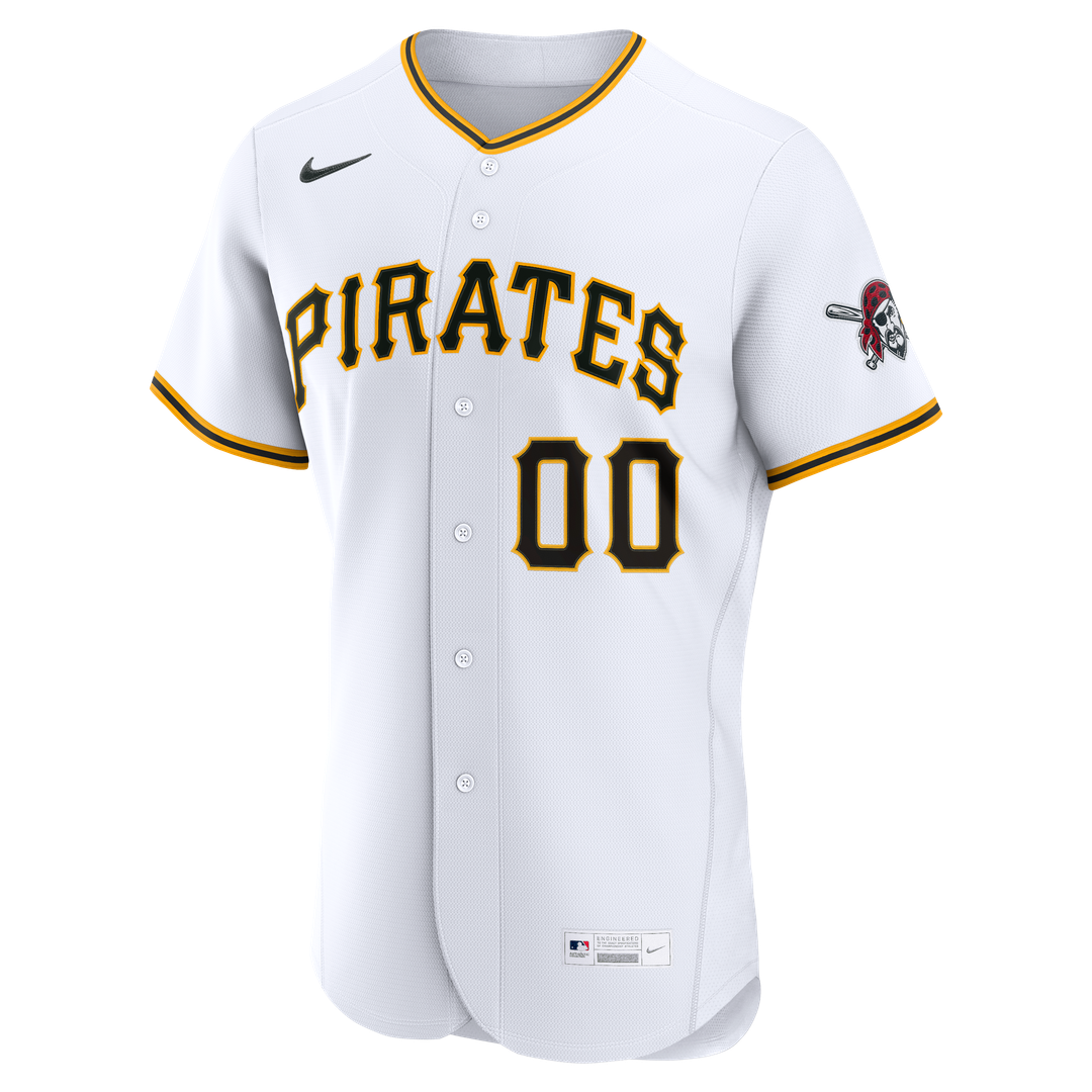 Pittsburgh Pirates | Nike White Home Authentic Custom Jersey