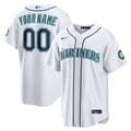 Seattle Mariners | Nike White Home Stadium Custom Jersey