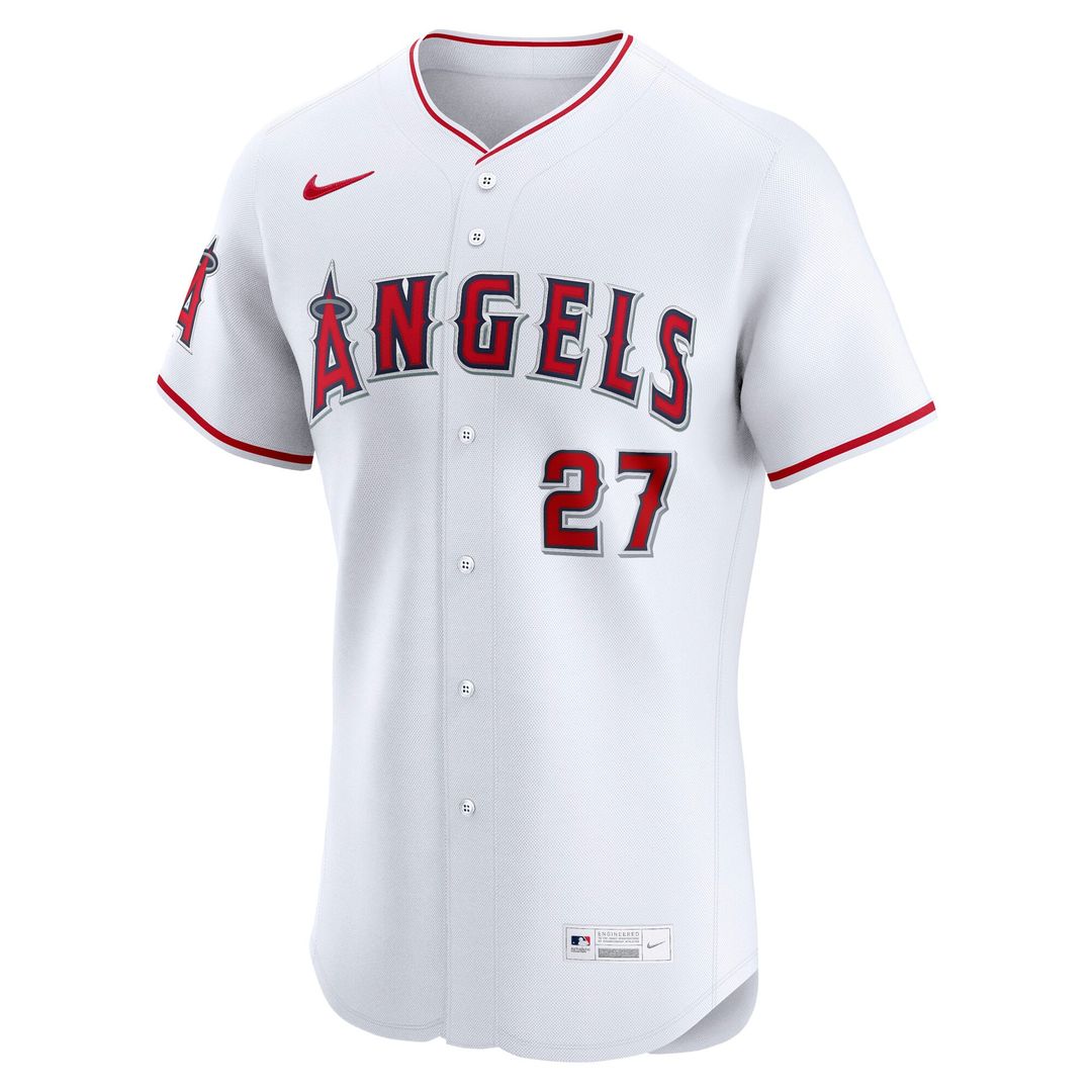 Los Angeles Angels Mike Trout | Nike White Home Elite Player Jersey