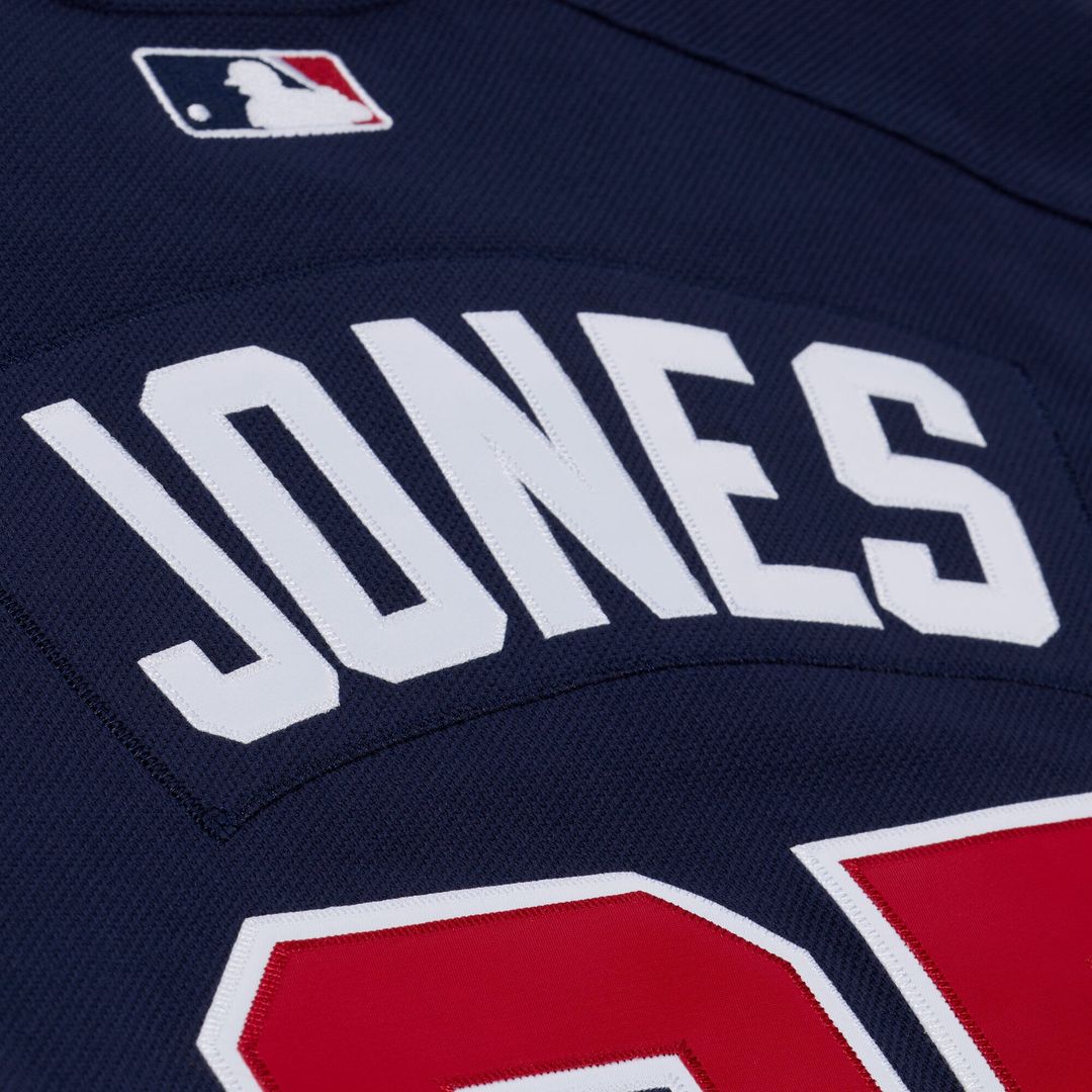 Atlanta Braves Andruw Jones | Mitchell & Ness Navy Authentic Batting Practice Jersey