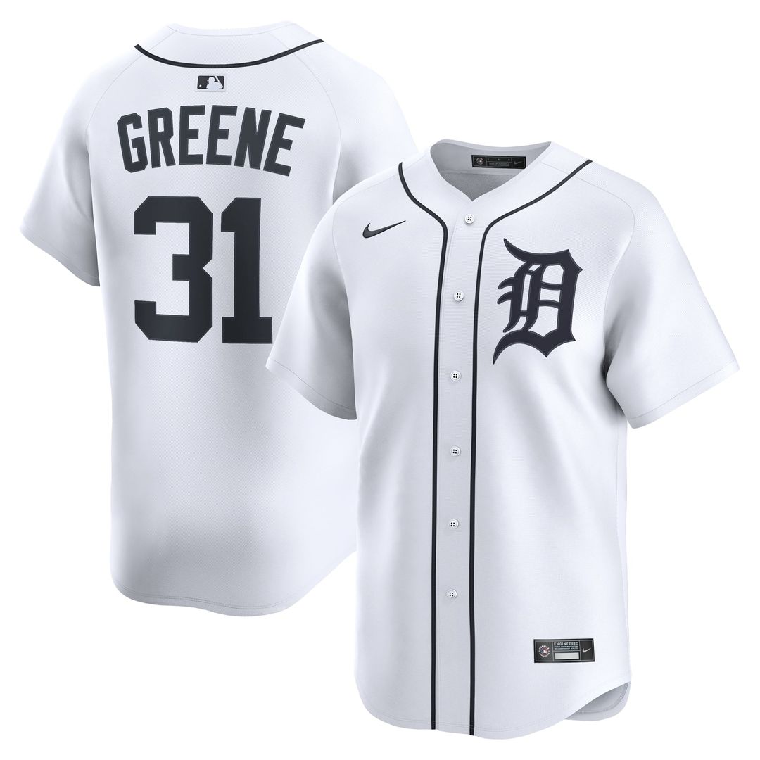 Detroit Tigers Riley Greene | Nike White Home Limited Player Jersey