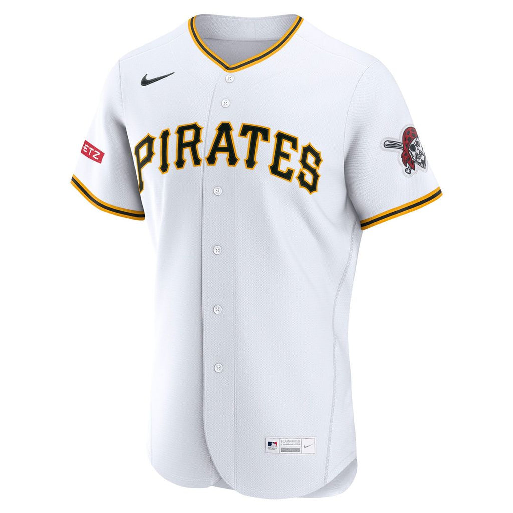 Pittsburgh Pirates | Nike White Home Sponsor Patch Authentic Jersey