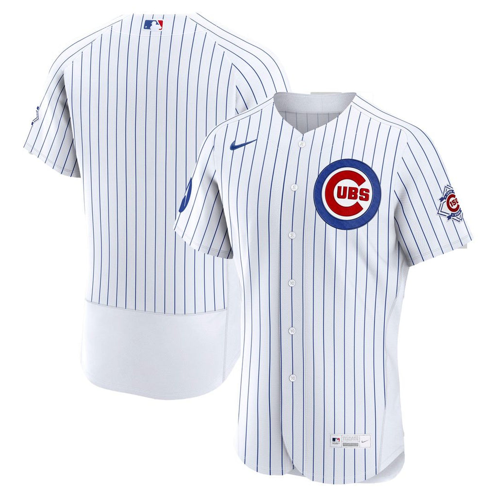Chicago Cubs | Nike White Home Sponsor Patch Authentic Jersey