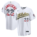 2026 All-Star Edition Stars & Stripes Athletics Shea Langeliers | Nike White Stadium Jersey
