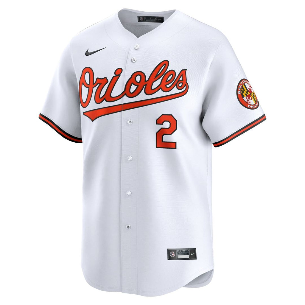 Baltimore Orioles Gunnar Henderson | Nike White Home Limited Player Jersey