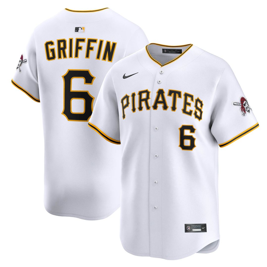 Pittsburgh Pirates Konnor Griffin | Nike White Home Limited Jersey