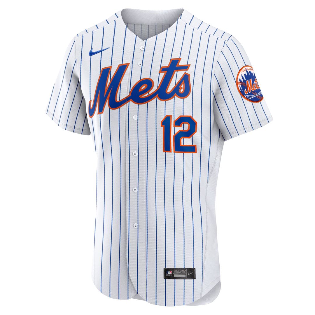 New York Mets Francisco Lindor | Nike White Home Authentic Player Jersey
